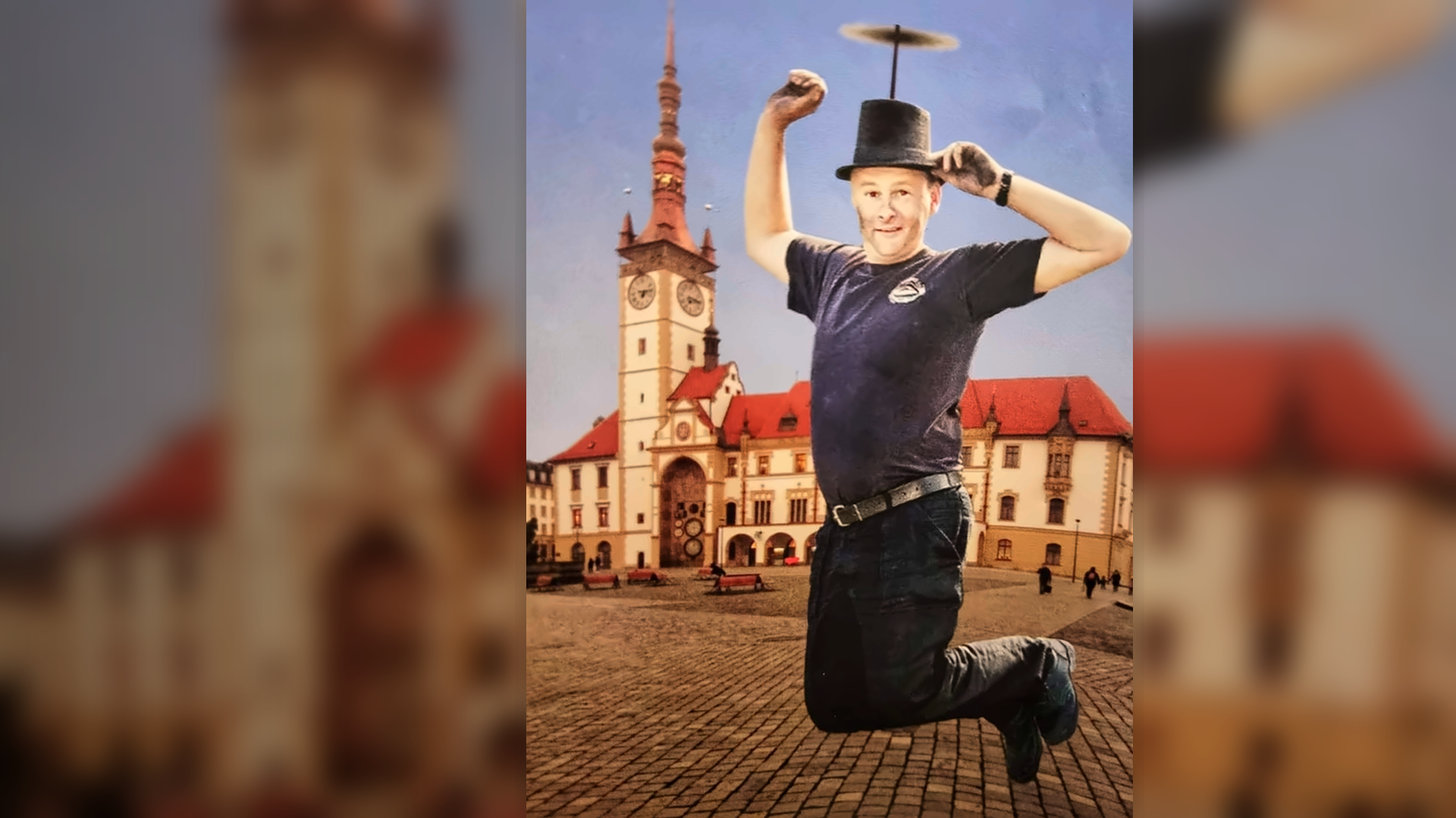 Petr Fiala v centru Olomouce